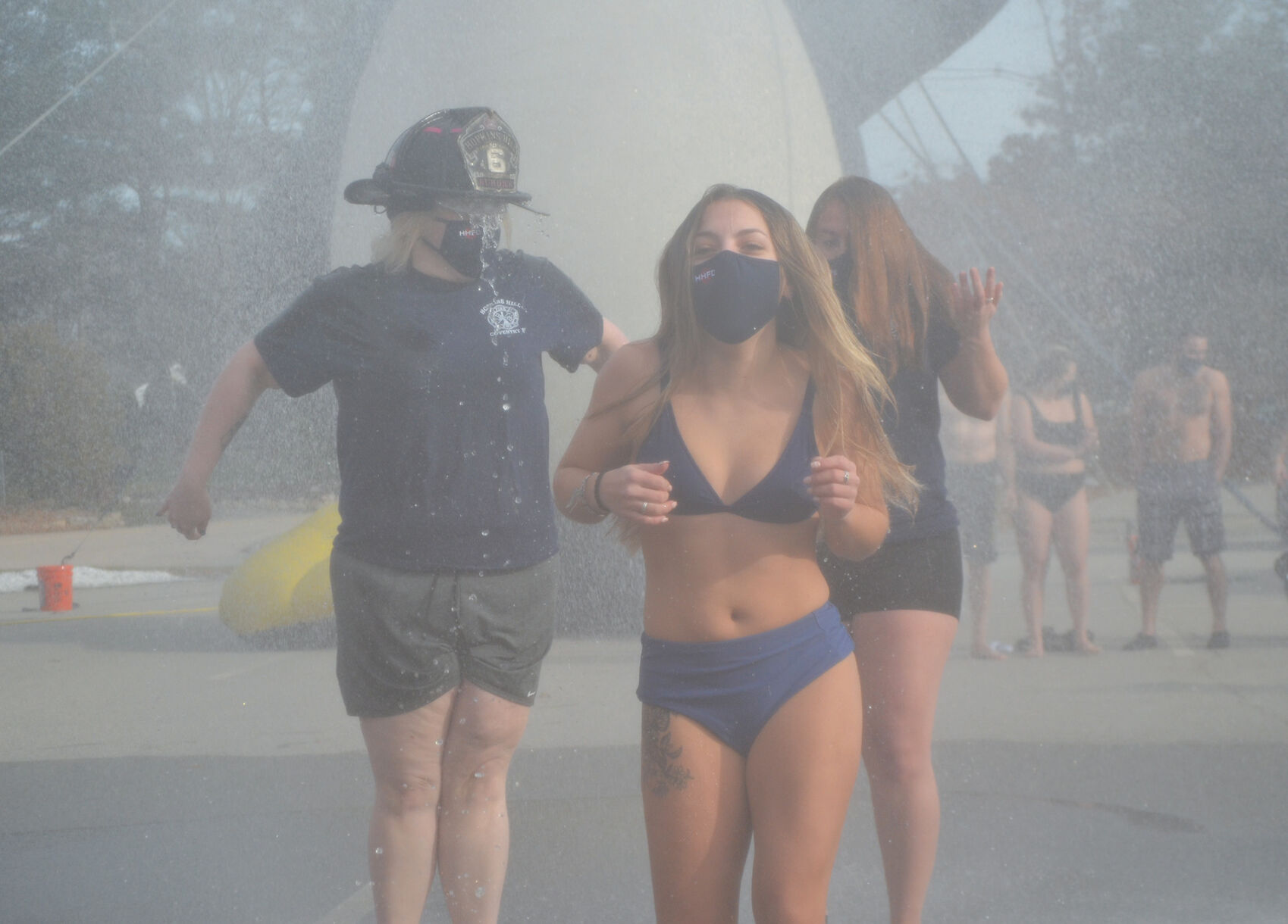 Coventry firefighters plunge to benefit Special Olympics, ring in new year